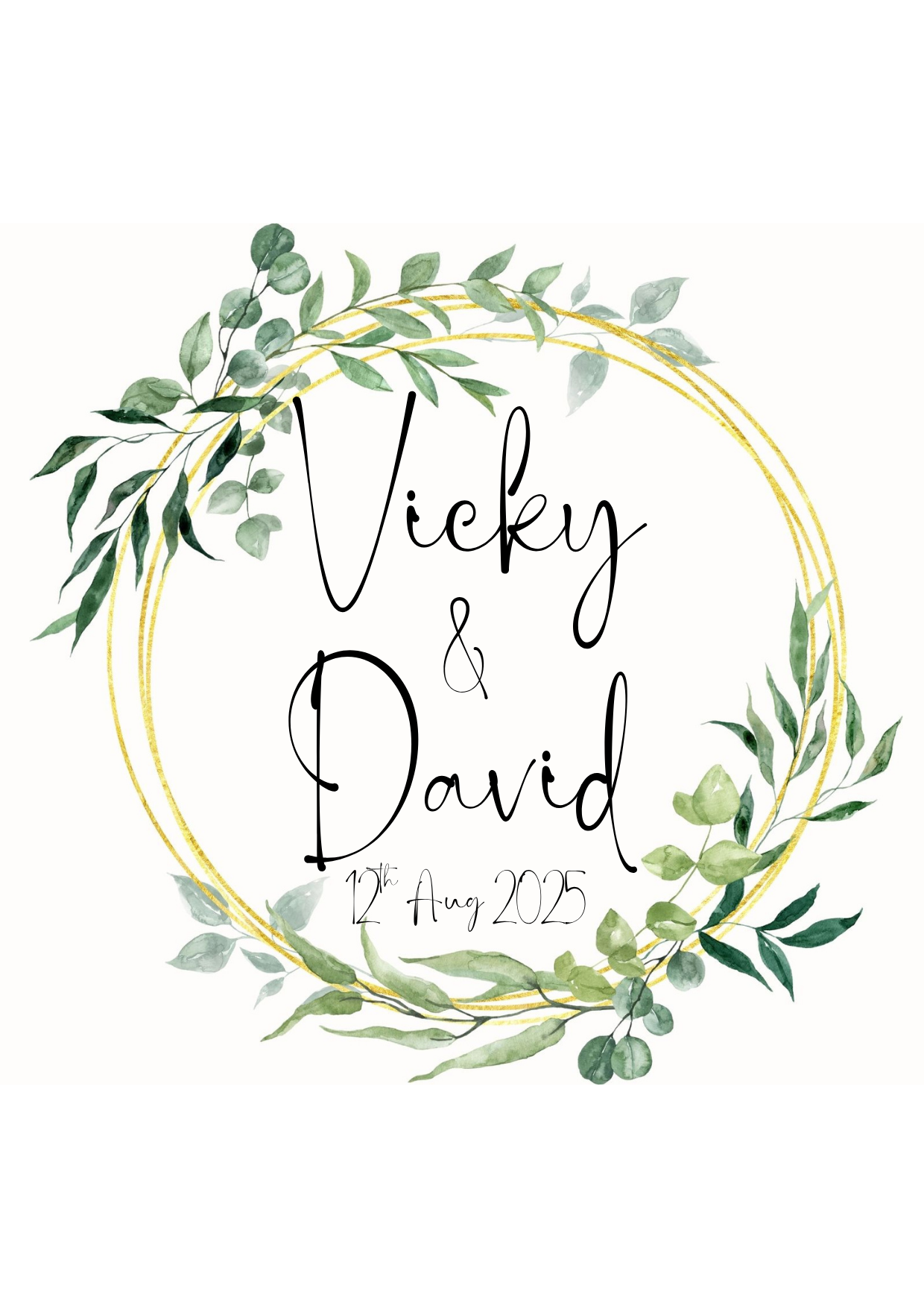 Vicky Evergreen Botanical Gold